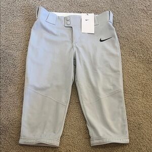 Nike Light Gray Girls Sports Pants